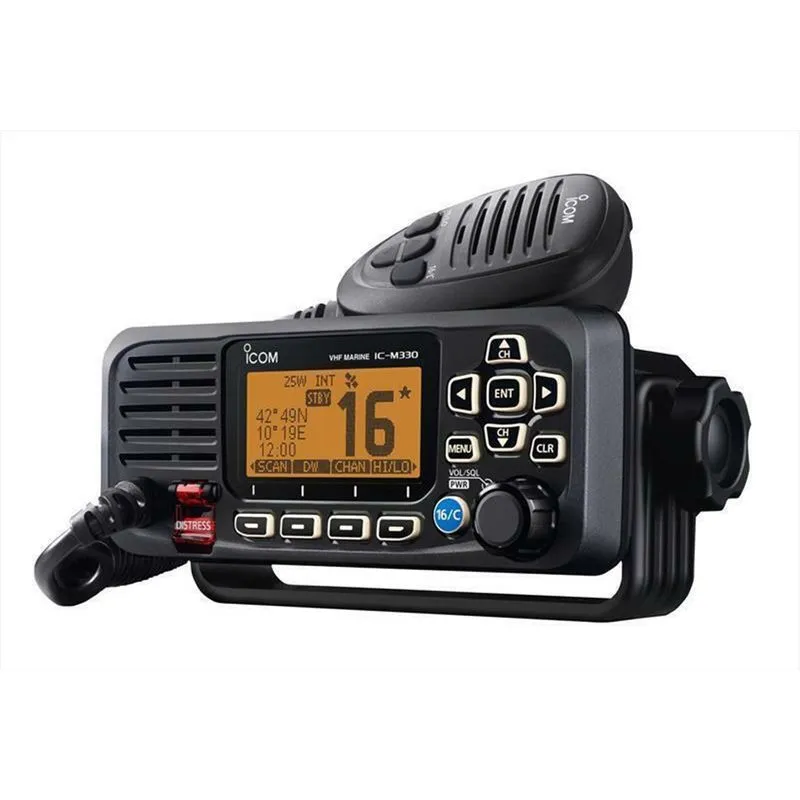 Rádio VHF Icom M330 DSC E Noaa 25 Watts Homologado Náutico