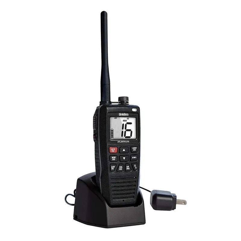 Rádio Vhf Portatíl Modelo Atlantis 275 Uniden Homologado