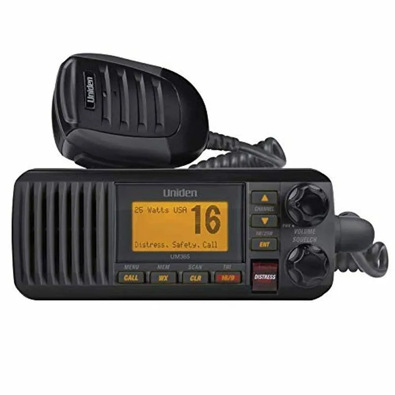 Rádio Comunicador VHF UM385 Uniden Homologado DSC Preto