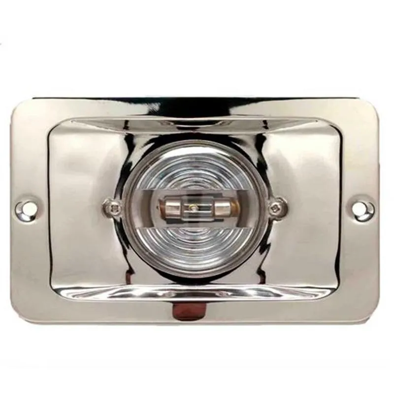 Luz De Alcançado Espelho De Popa Em Aço Inox 316 Em 12v