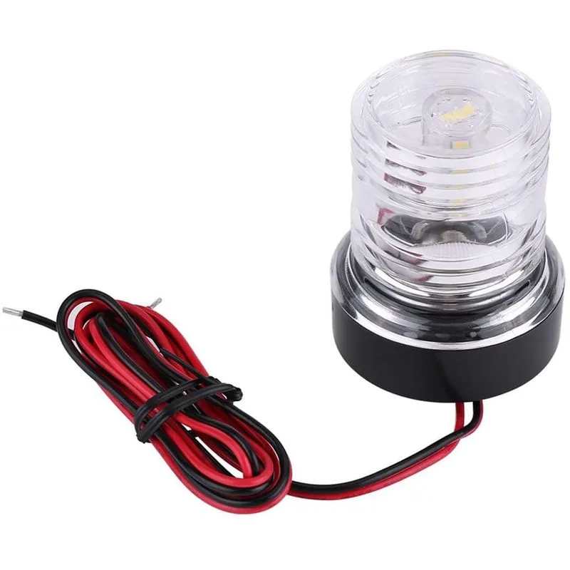 Luz De Navegação 12v 10w 360 Graus Marinizado Incandescente