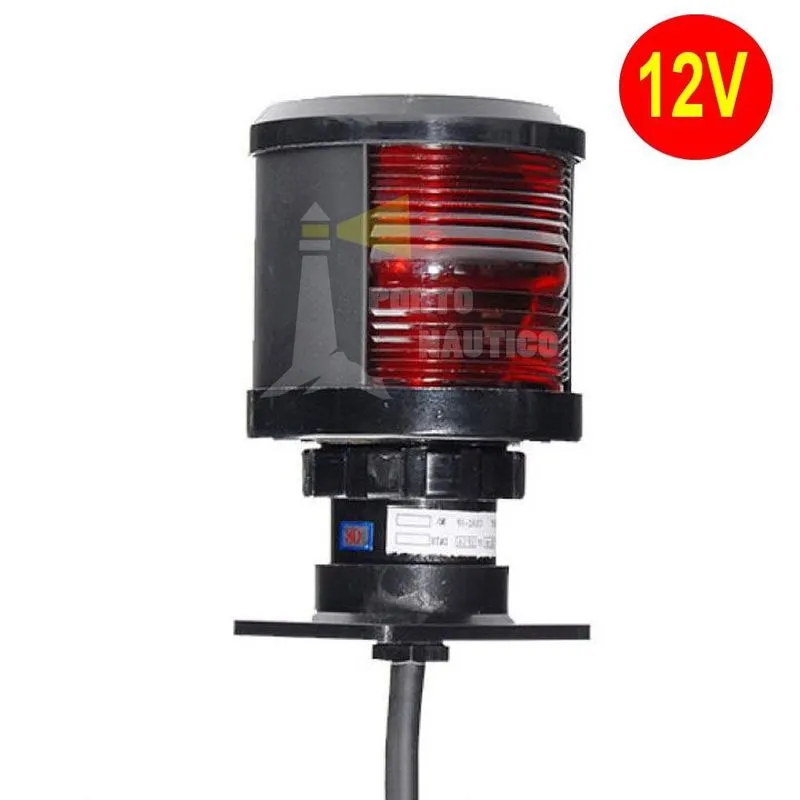 Luz De Navegação 12v 112,5 Graus P/embarcação Até 12mts