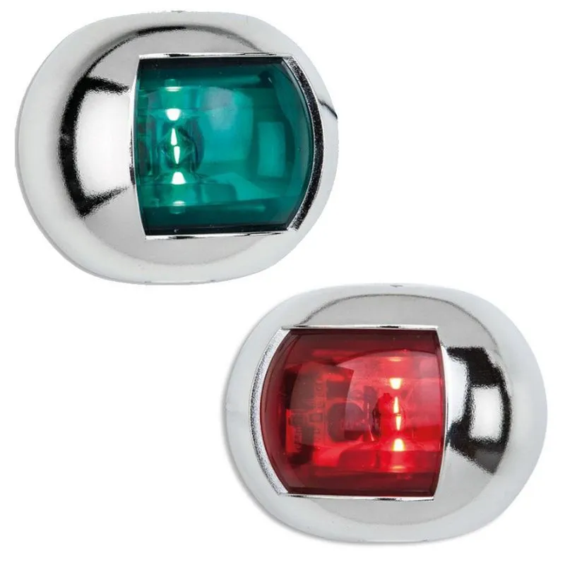 Luz De Navegação Em Aço Inox Bombordo Boreste Em Led 12v