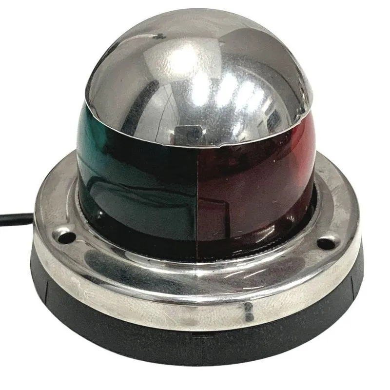 Luz De Navegação Bicolor Em Inox Bb/bbe