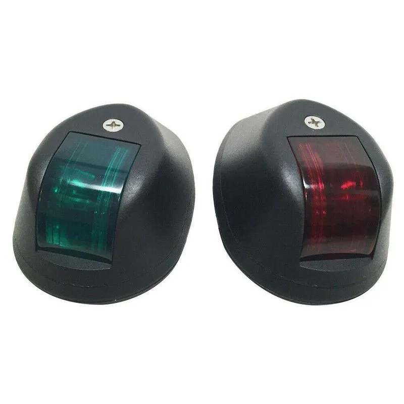 Luz De Navegação Em Abs Preto Bombordo E Boreste 12v