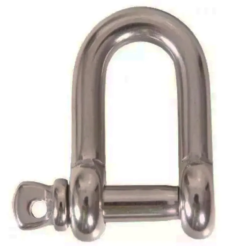Manilha Inox Reta Com Pino 4mm