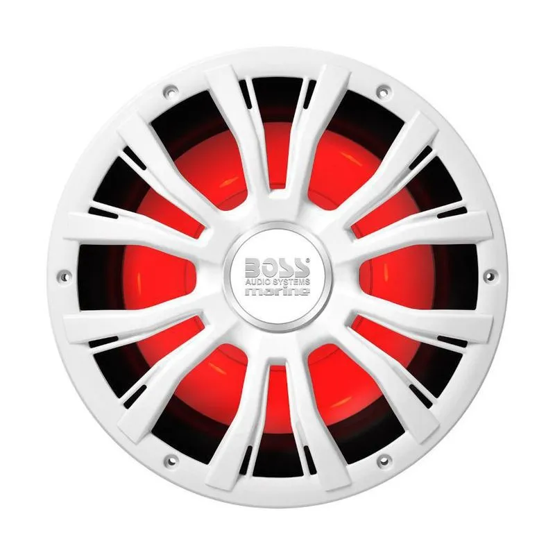 Subwoofer Boss Marine 10 800W Marinizado Led Mrgb10w