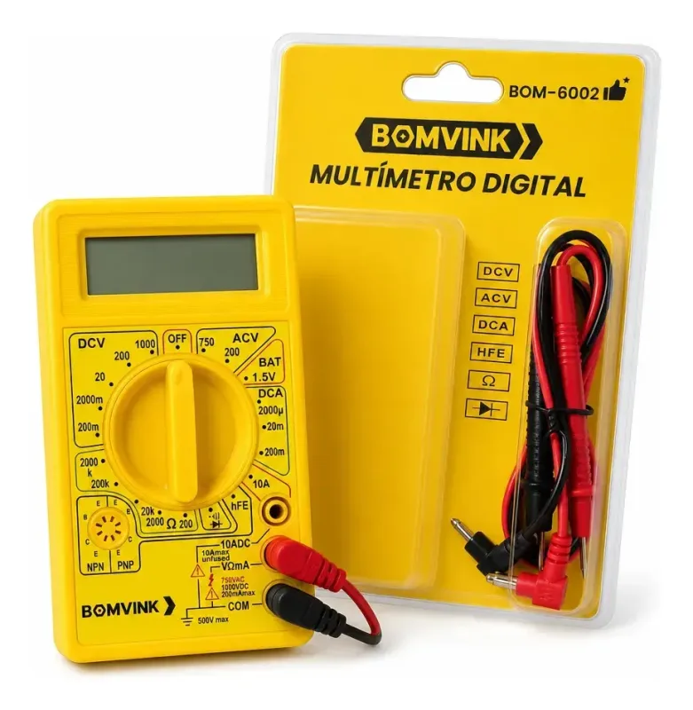 Multimetro Digital Bomvink Bom6002