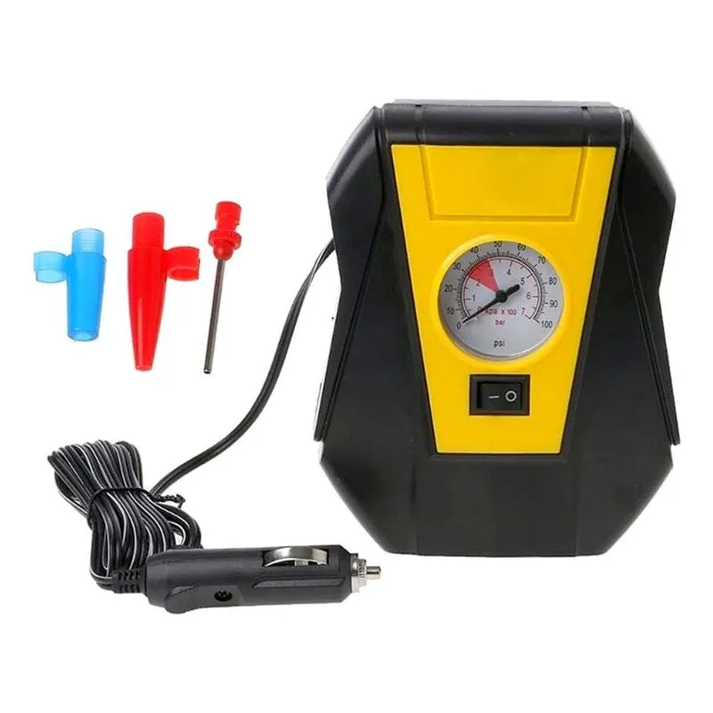 Compressor Portátil Bomba Ar Inflador 120w Calibragem Carro