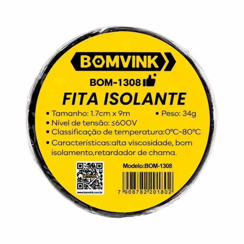 Fita Isolante BOM-1308 Bomvink