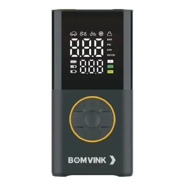 Bomba de Ar Compressor Digital Portátil com LED Bom Vink