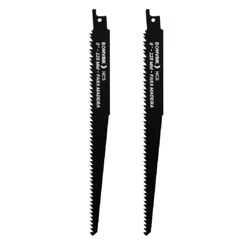 Lâmina Serra Sabre 225 Mm 6 Dentes P/madeira 2 Pçs - Bomvink