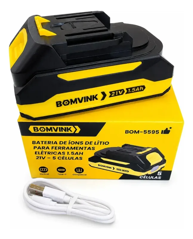 Bateria 21v Bomvink Tipo C Bom5595