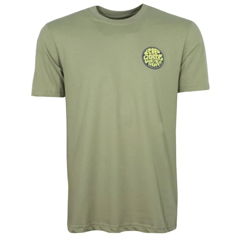 Camiseta Rip Curl Front Wettie Verde Masculina