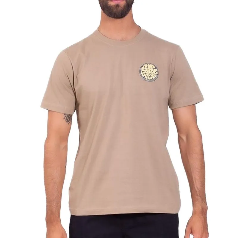 Camiseta Rip Curl Front Wettie Big Plus Size SM25 Sand Dune 3G / begê