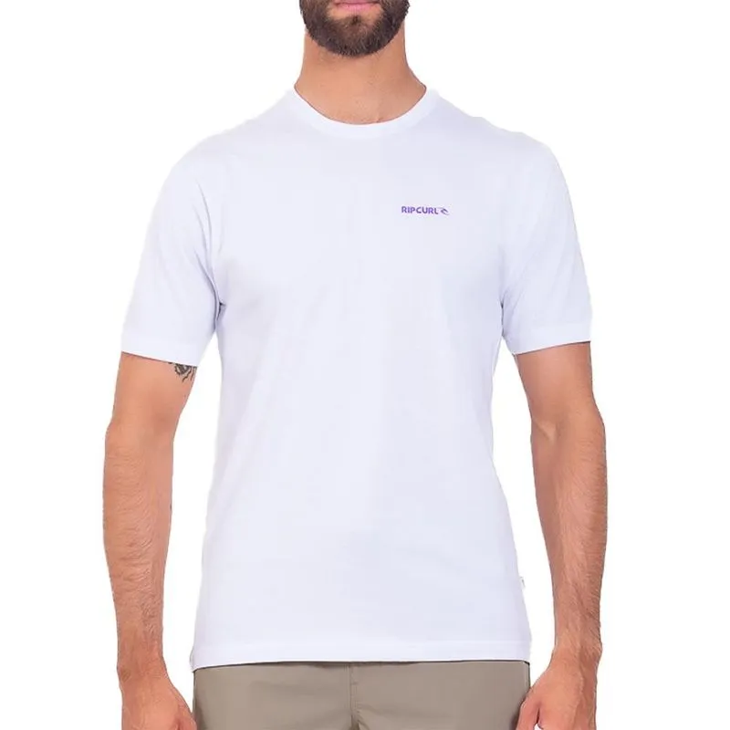 Camiseta Rip Curl Brand Icon SM25 Masculina Branco M / branco