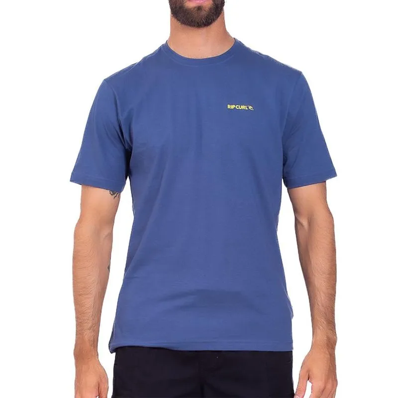 Camiseta Rip Curl Brand Icon SM25 Masculina Washed Navy M / azul-escuro