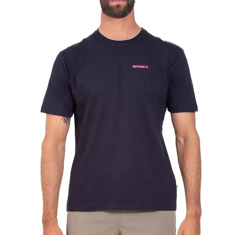 Camiseta Rip Curl Brand Icon SM25 Masculina Preto GG / preto