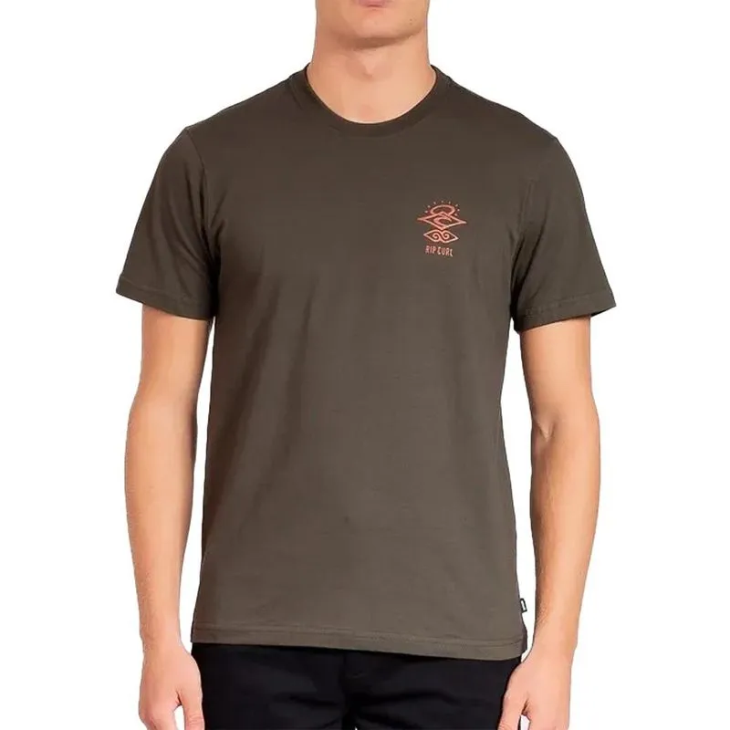 Camiseta Rip Curl The Search Rough Big SM25 Deep Rock 3G / chumbo