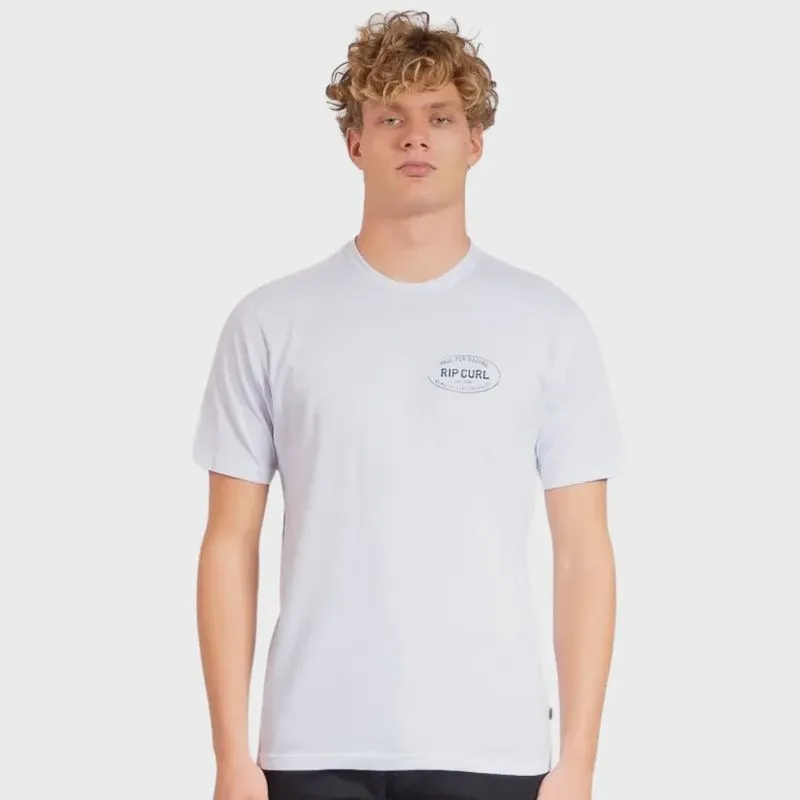 Camiseta Masculina Rip Curl Affinity Update Plus Size Branca White