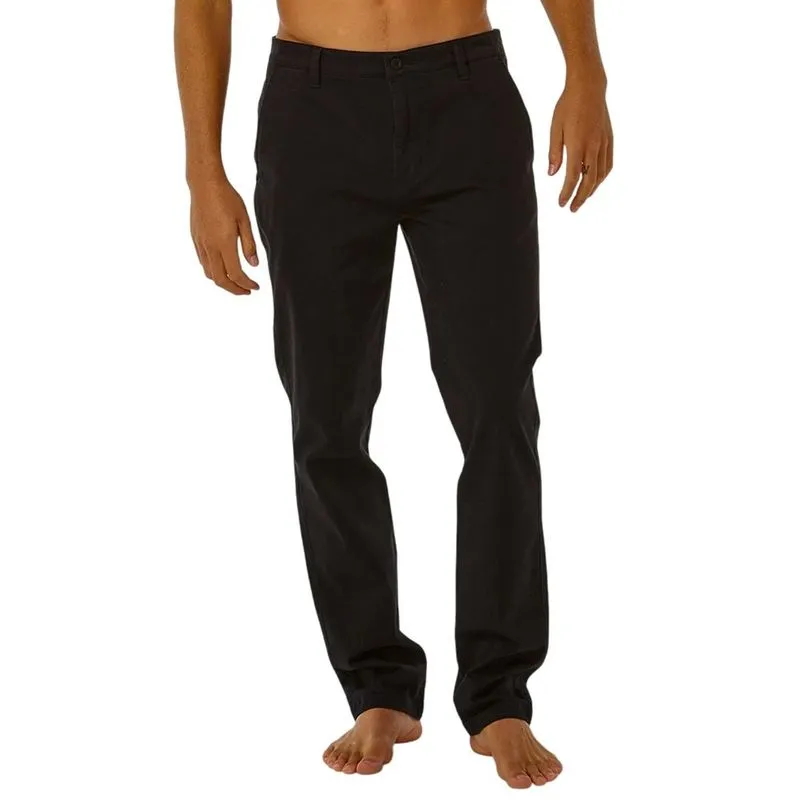 Calça Rip Curl Classic Surf Chino Preta Masculina 44 / Preto