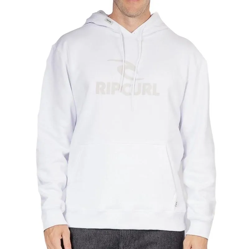 Moletom Rip Curl Canguru Puff Icon Logo WT25 White GG / branco