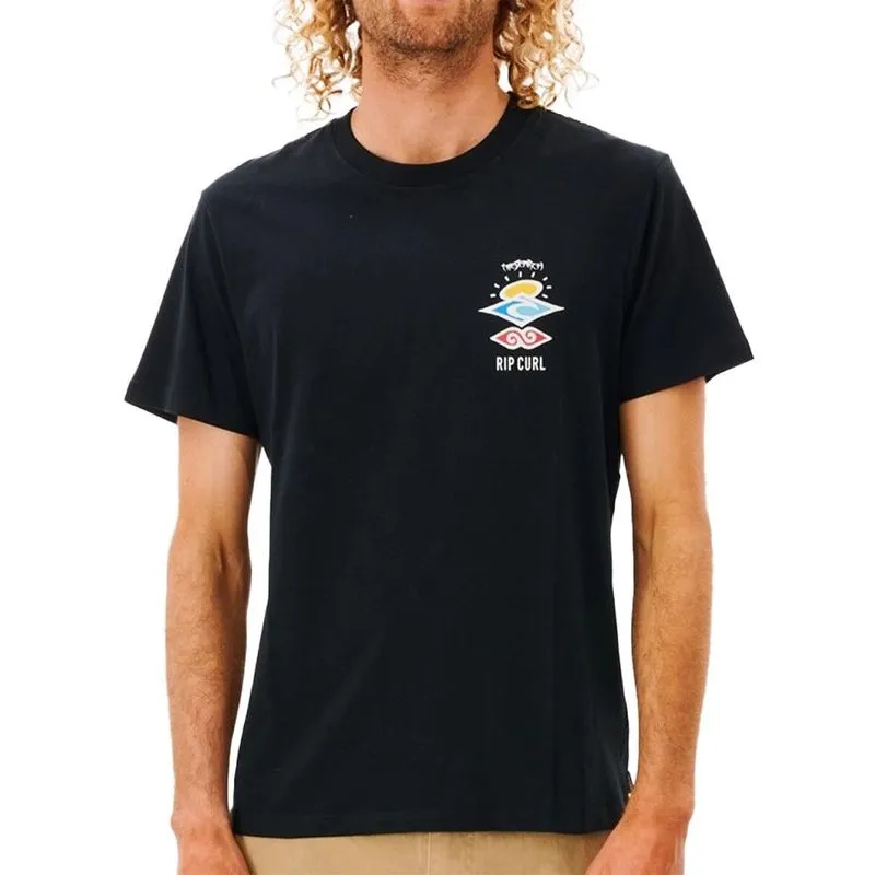 Camiseta Rip Curl Search Icon Big WT25 Masculina Black 2G / preto