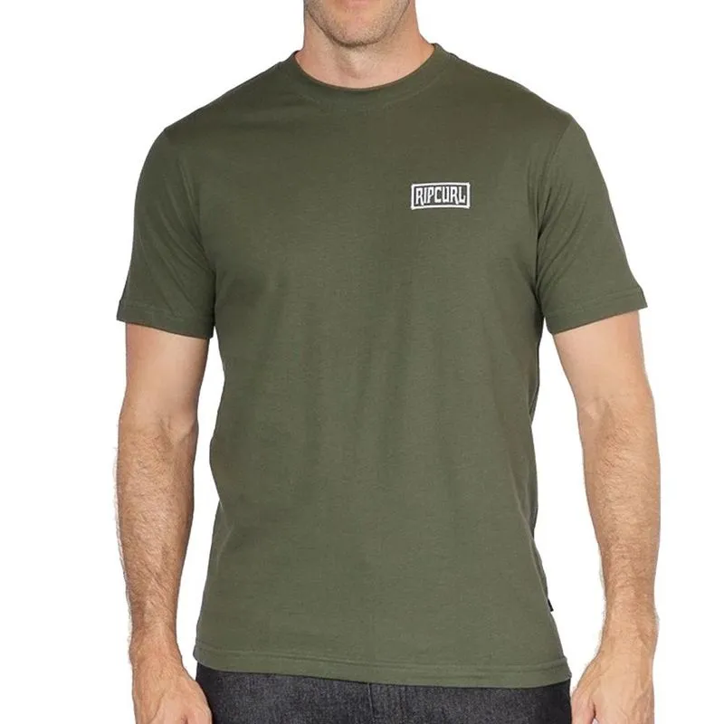 Camiseta Rip Curl Made For WT25 Masculina Black GG / verde