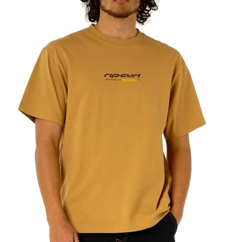 Camiseta Rip Curl Archive Mixed WT25 Masculina Sand Dune GG / begê