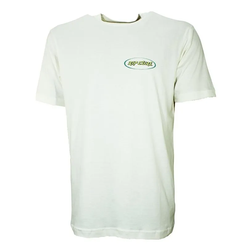 Camiseta Rip Curl Off White Masculina GG / Branco