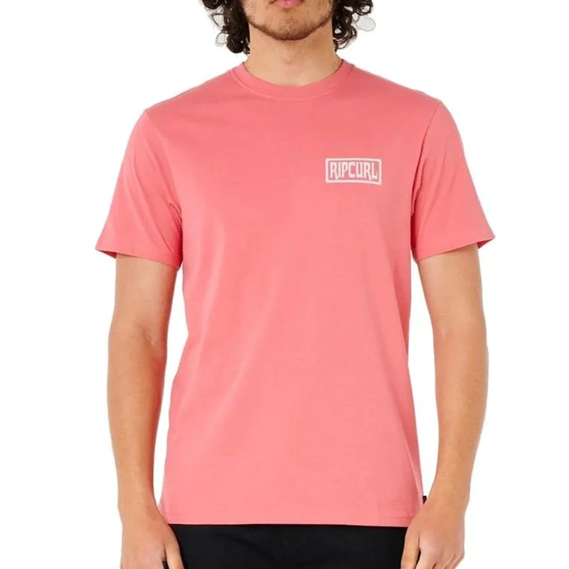 Camiseta Rip Curl Made For WT25 Masculina Black GG / rosa