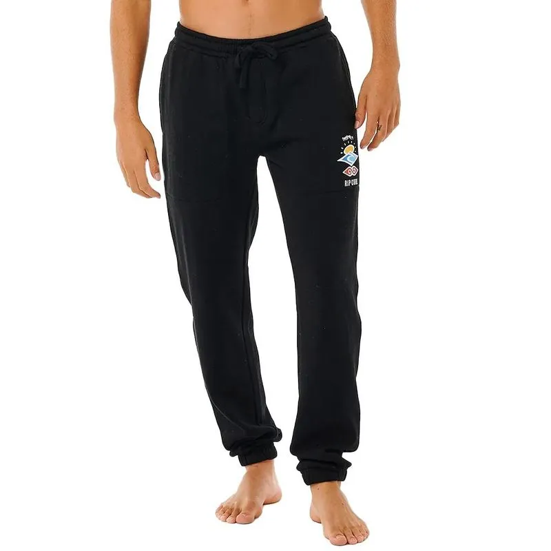 Calça Rip Curl Icons Of Surf Trackpant WT25 Masculina Black GG / preto