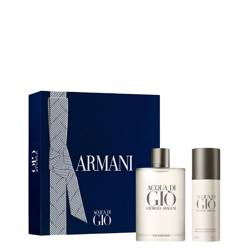 Kit Perfume Giorgio Armani Acqua di Giò Masculino Eau de Toilette 200ml + Desodorante 150ml Kit