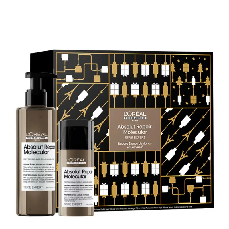 Kit L'Oréal Professionnel Absolut Repair - Sérum 250ml + Leave-in Mask 100ml Kit L'Oréal Professionnel Absolut Repair - Sérum 250ml+ Leave-in Mask 100ml