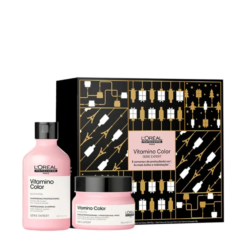 Kit L'Oréal Professional Vitamino Color Shampoo + Máscara Capilar