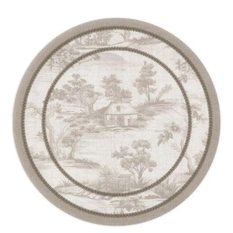 Capa De Sousplat Toile De Jouy 534237 C/2Und Diâmetro 35Cm