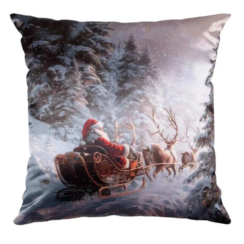 Almofada Natalina Noite De Natal 445521 43X43Cm Belchior