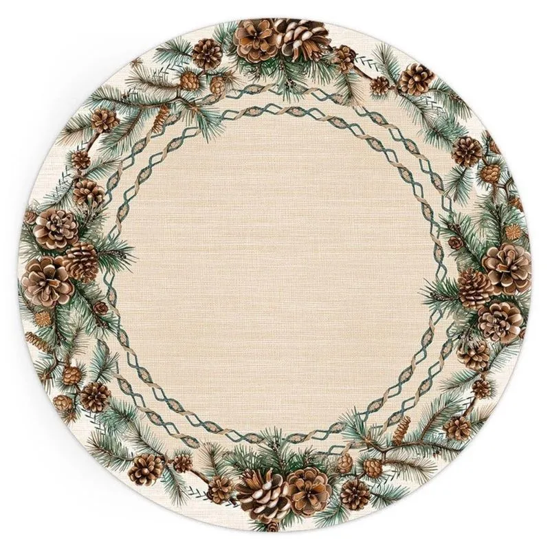 Capa Sousplat Natalina Encanto Das Pinhas 534051 2Und 35Cm