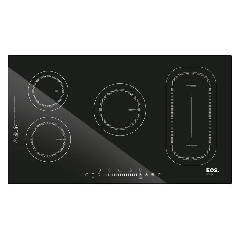 Cooktop de Indução 5 Bocas eos Freezone Preto 9800W ECI05EFB 220V
