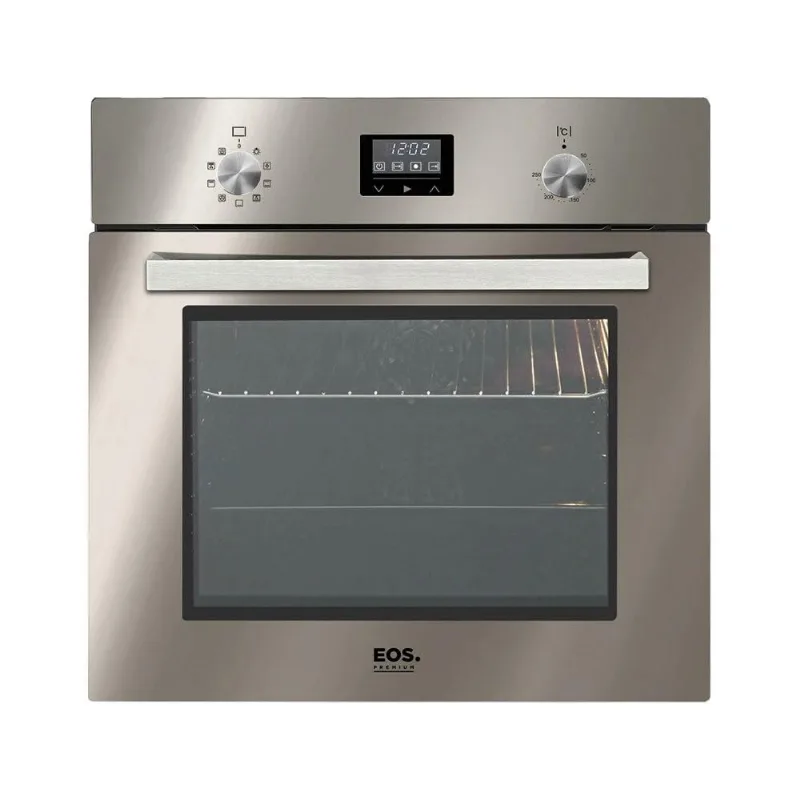 Forno Elétrico de Embutir eos 80 Litros Premium Convecção e Porta de Vidro Espelhado Inox EFE80EED 220V