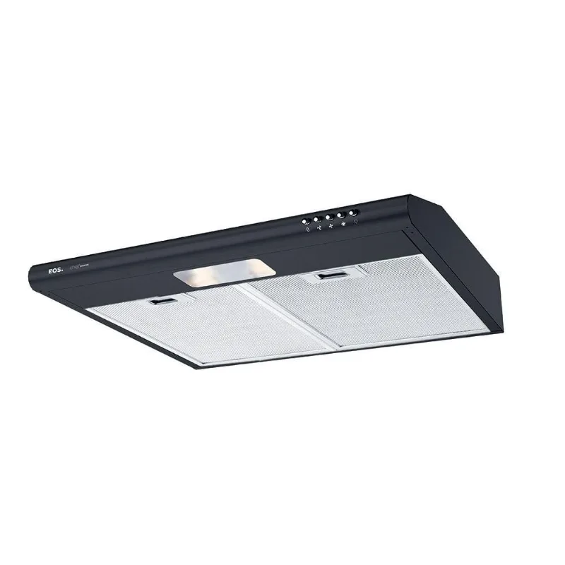 Depurador e Exaustor de Parede eos 60cm Cheff Gourmet Slim Preto ECO60DP 110V
