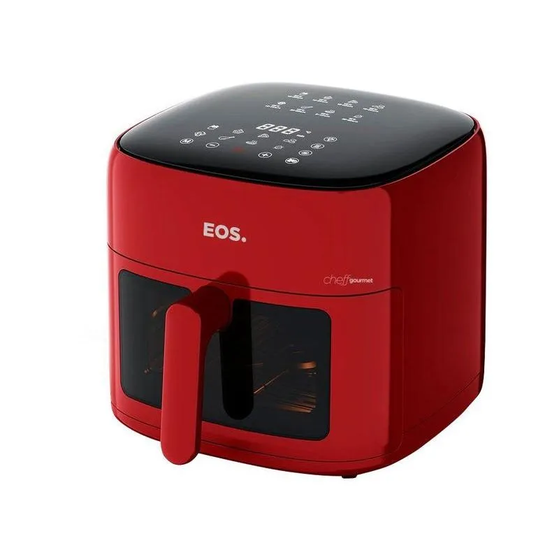 Air Fryer EOS Cheff Gourmet EAF60V 6,2L Digital Vermelha