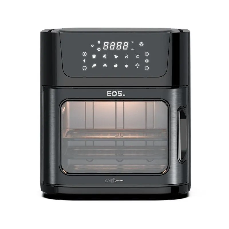 Fritadeira Air Fryer Oven EOS 15 Litros Digital Inox All Black EAF15IP 220V