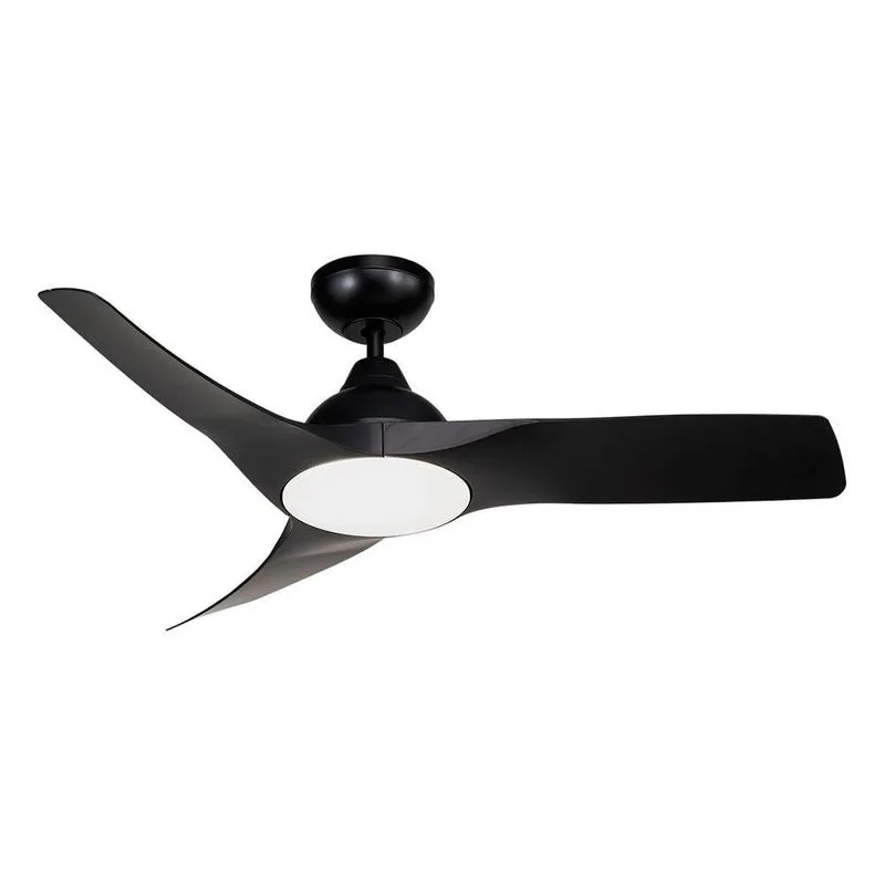 Ventilador de Teto eos Turbo Vento 3 Pás com Controle Remoto 112cm 150W Preto EVX110P Bivolt