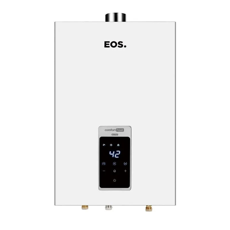 Aquecedor de Água a Gás eos Digital 26 Litros (Gás Natural) Exaustão Forçada EAQ260GD-N Branco Bivolt