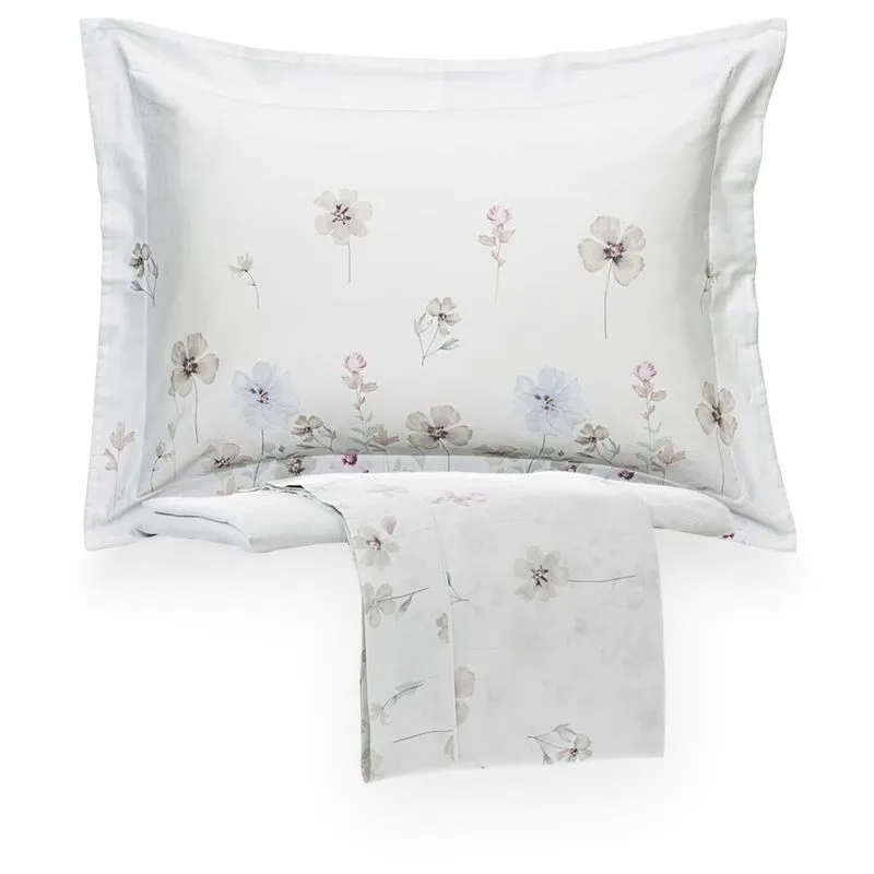 Jogo De Cama Solteiro 300 Fios Massily - Casa K Estampado
