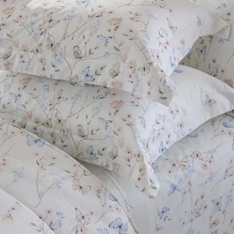 Jogo de Cama Alis Vida Bela Kacyumara King Size 4 Peças 100% Algodão 200 Fios Floral Branco Jogo de Cama Alis Vida Bela Kacyumara King Size 4 Peças 100% Algodão 200 Fios Branco