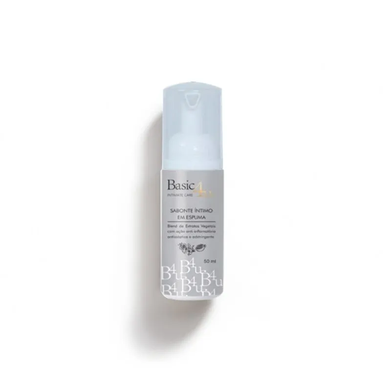Sabonete Íntimo em Espuma 50ml: Ginecologicamente testado | Basic4u