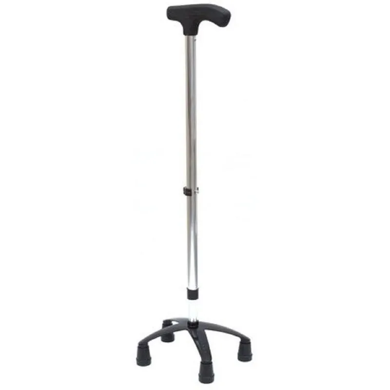 Bengala De Alumínio 4 Pontas 90cm Ajustável