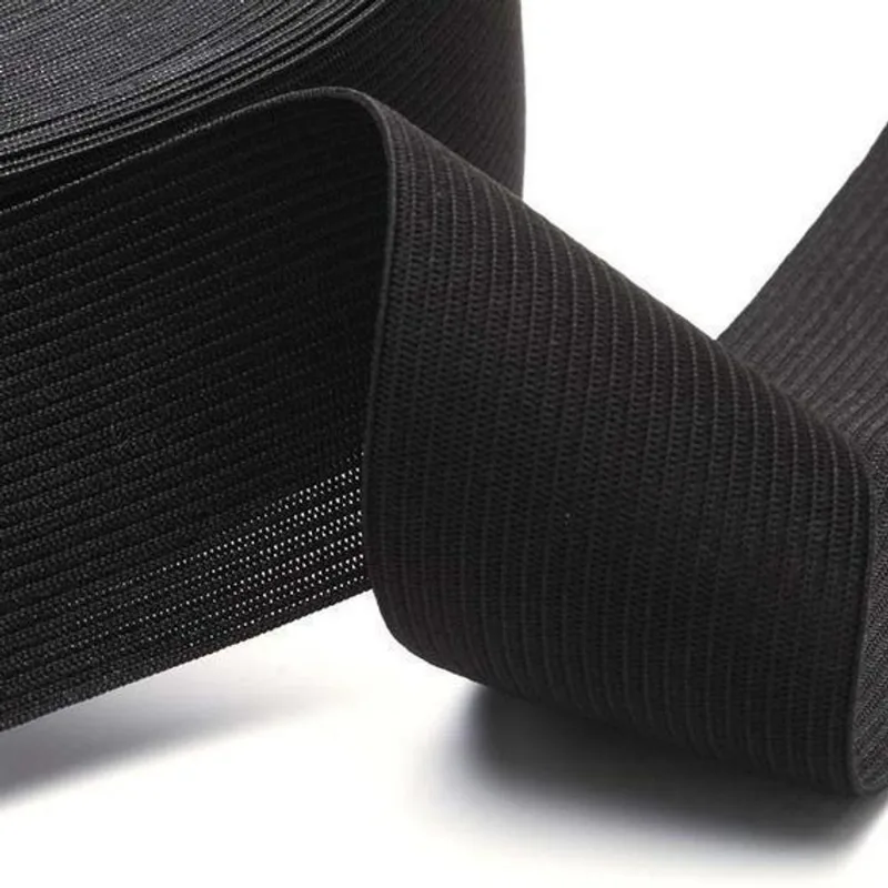 Elástico Para Costura 95cm 2 Peças Branco E Preto